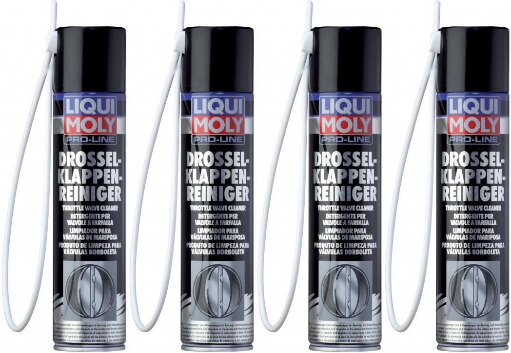 Liqui Moly 5111 Pro-Line Drosselklappen Reiniger 4x 400 Milliliter -  Motoröl günstig kaufen