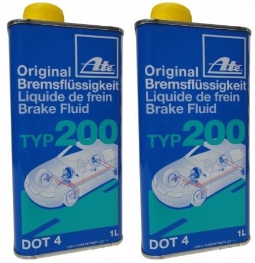 ATE Original Bremsflüssigkeit Typ 200 DOT 4 - 1 Liter 2x 1l = 2 Liter -  Motoröl günstig kaufen