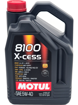 Motul 8100 X-cess 5W-40 Motoröl 5l