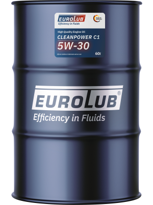 Eurolub Cleanpower C1 5W-30 Motoröl 60l Fass