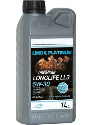 LIMOX Platinum Longlife LL3 5W-30 Motoröl 1Liter