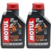 Motul 7100 ester 10W-40 4T Motorrad Motoröl 2x 1l = 2 Liter