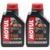 Motul 7100 ester 10W-60 4T Motorrad Motoröl 2x 1l = 2 Liter