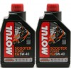 Motul Scooter Power 4T 5W-40 MA Motorrad Motoröl 2x 1l = 2 Liter