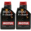 Motul 8100 X-clean + 5W-30 Motoröl 2x 1l = 2 Liter
