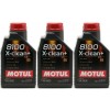Motul 8100 X-clean + 5W-30 Motoröl 3x 1l = 3 Liter