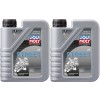 Liqui Moly 1504 Motorbike 2T Street teilsynthetisches Motoröl 2x 1l = 2 Liter