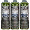 Petec Unterbodenschutz, Überlackierbar grau 1000ml Saugdose 3x 1l = 3 Liter