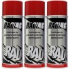 RACING RAL 3002 Karminrot, 3x 400 Milliliter