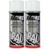 RACING RAL 9010 Reinweiß, 2x 400 Milliliter
