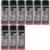 RACING Lackspray Schwarz Matt 25 % Gratis Inhalt 9x 500ml