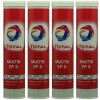 Total Multis EP 3 Mehrzweck-Hochdruckfett Braun Fett Kartusche 4x 400 Gramm