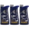 MANNOL 4-Takt Plus 10W-40 Motorrad Motoröl 3x 1l = 3 Liter