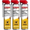 SONAX Elektronik + KontaktReiniger mit EasySpray 3x 400 Milliliter