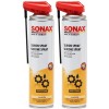 SONAX SilikonSpray mit EasySpray 2x 400 Milliliter