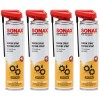 SONAX SilikonSpray mit EasySpray 4x 400 Milliliter