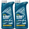 MANNOL 7209 4-TAKT Premium SAE 20W-40 2x 1l = 2 Liter