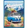 VW Bulli Adventure - Metallschild 30x40 cm