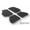 Original Gledring Passform Fußmatten Gummimatten 4 Tlg.+Fixing - OPEL Karl 08.2015->