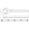 BGS Einmaulschlüssel | DIN 894 | SW 7 mm
