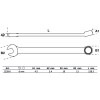 BGS Maul-Ringschlüssel | extra lang | SW 6 mm