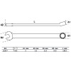 BGS Maul-Ringschlüssel | extra lang | SW 7 mm
