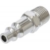 BGS Druckluft-Stecknippel | 6,3 mm (1/4"") Außengewinde | USA / Frankreich