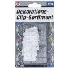BGS Dekorations-Clip-Sortiment | transparent | 20-tlg.