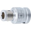 BGS Bit-Adapter mit Haltekugel | Innenvierkant 10 mm (3/8"") | Innensechskant 6,3 mm (1/4"")