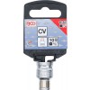 BGS Bit-Adapter mit Haltekugel | Innenvierkant 10 mm (3/8"") | Innensechskant 6,3 mm (1/4"")