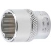 BGS Steckschlüssel-Einsatz Zwölfkant | Antrieb Innenvierkant 6,3 mm (1/4"") | SW 14 mm