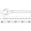 BGS Einmaulschlüssel | DIN 894 | SW 10 mm