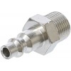 BGS Druckluft-Stecknippel | 10 mm (3/8"") Außengewinde | für USA / Frankreich