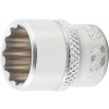 BGS Steckschlüssel-Einsatz Zwölfkant | Antrieb Innenvierkant 6,3 mm (1/4"") | SW 9/16""