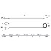 BGS Maul-Ringschlüssel | extra lang | SW 9 mm