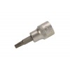 BGS Bit-Einsatz | Antrieb Innenvierkant 10 mm (3/8"") | T-Profil (für Torx) mit Bohrung T25