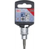 BGS Bit-Einsatz | Antrieb Innenvierkant 10 mm (3/8"") | T-Profil (für Torx) mit Bohrung T30