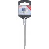 BGS Bit-Einsatz | Länge 100 mm | Antrieb Innenvierkant 6,3 mm (1/4"") | T-Profil (für Torx) mit Bohrung T30