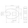 BGS Hahnenfußschlüssel | Antrieb Innenvierkant 10 mm (3/8"") | SW 10 mm