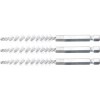 BGS Nylonbürste | 8 mm | Antrieb Außensechskant 6,3 mm (1/4"") | 3-tlg.