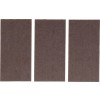 BGS Filzgleiter | Platten | braun | 100 x 200 mm | 3-tlg.
