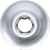 BGS Bit-Adapter mit Haltekugel | Innenvierkant 12,5 mm (1/2"") | Innensechskant 6,3 mm (1/4"")