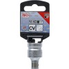 BGS Bit-Adapter mit Haltekugel | Innenvierkant 12,5 mm (1/2"") | Innensechskant 6,3 mm (1/4"")