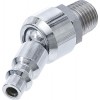 BGS Gewindestecknippel | 6,3 mm (1/4"") Außengewinde