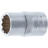 BGS Steckschlüssel-Einsatz Zwölfkant | Antrieb Innenvierkant 12,5 mm (1/2"") | SW 15 mm