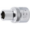 BGS Steckschlüssel-Einsatz Sechskant | Antrieb Innenvierkant 12,5 mm (1/2"") | SW 3/8""
