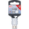 BGS Bit-Adapter mit Haltekugel | Innenvierkant 12,5 mm (1/2"") | Innensechskant 10 mm (3/8"")