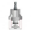BGS Adapter Nr. 19 für Art. 8027, 8098 | für Toyota