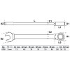BGS Ratschenring-Maulschlüssel | abwinkelbar | SW 9 mm
