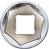 BGS Steckschlüssel-Einsatz Sechskant | Antrieb Innenvierkant 10 mm (3/8"") | SW 19 mm